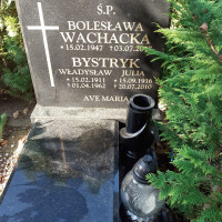 Bolesława Bystryk - Cmentarz Komunalny ul Gosławicka Wrocław