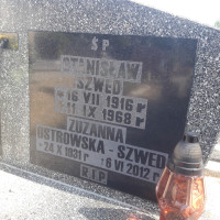 Zuzanna Ostrowska-Szwed - Cmentarz Komunalny w Ząbkowicach Śląskich