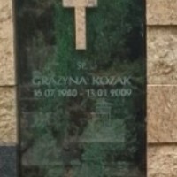 Grażyna Kozak (Abramek) Cmentarz świętego Wawrzyńca we Wrocławiu